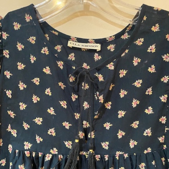 Ulla Johnson Flutter Sleeve Cotton Top Size 4 - Picture 3 of 7